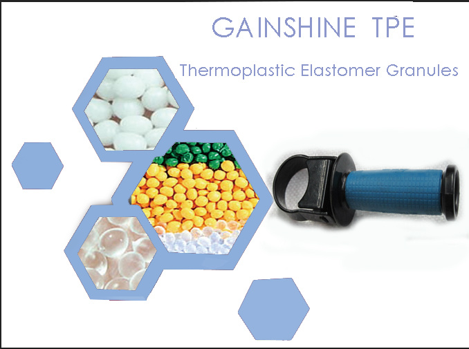 Gainshine Natural Color TPE Material Manufacturer for PP&Handle Encapsulation