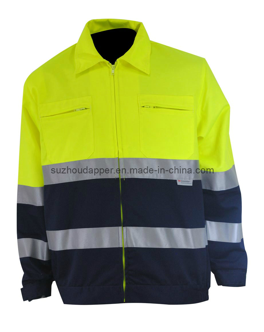 High Visibility Contrast Working Jacket (EUR032)
