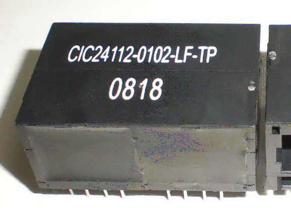 Noise-Filtered RJ45 Connector (RJ24112-0102-LF-TP)