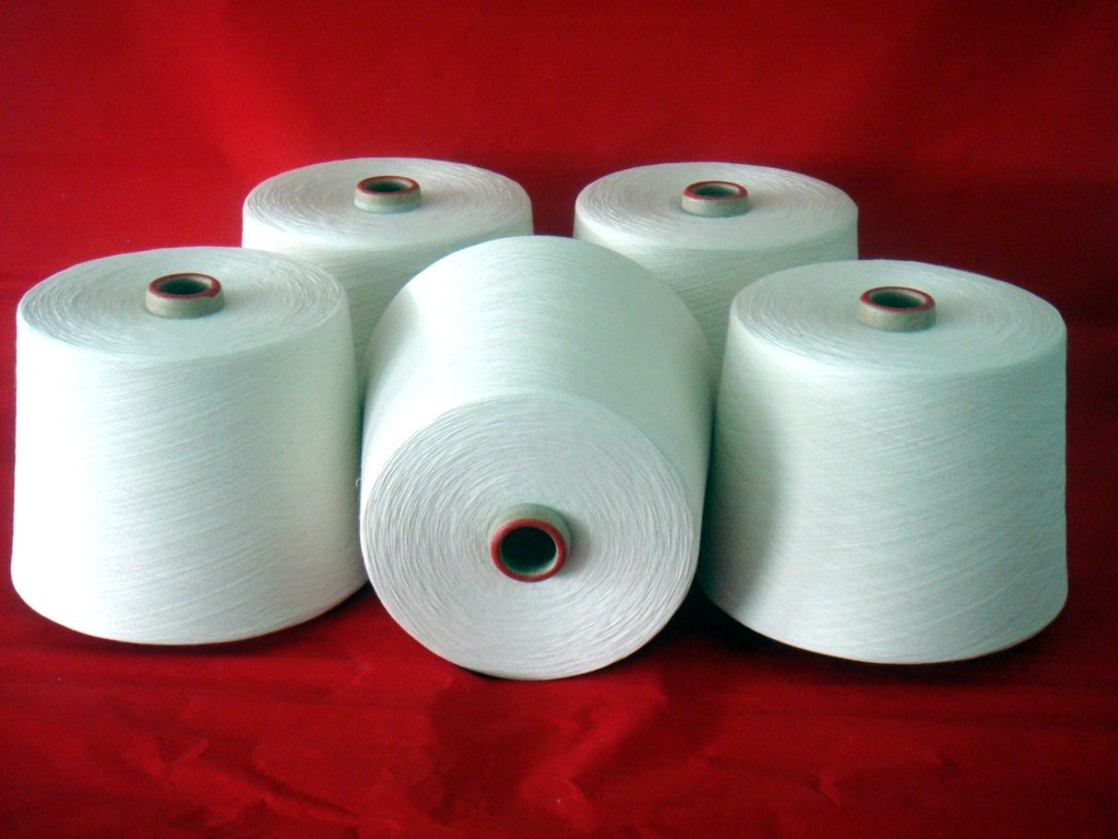 Ne 40/1 Virgin Ring Spun Polyester Yarn