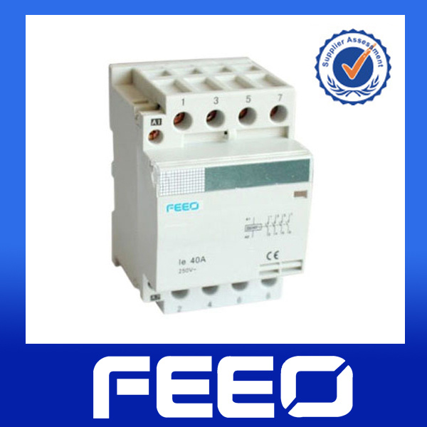 Home Use AC 25A 63A 230V 240V 4p Modular Contactor