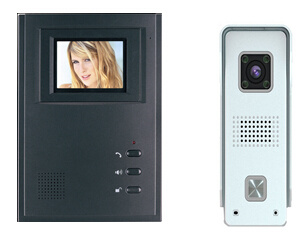 Super Slim 4 Inch Video Door Phone with Intercom