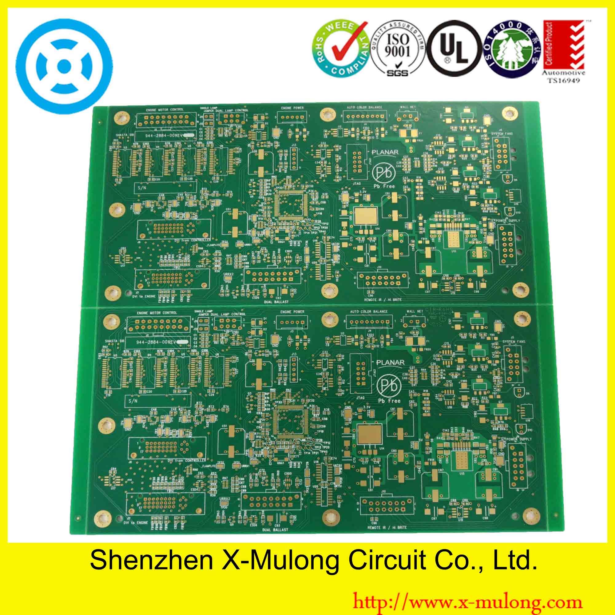 4 Layer Immersion Gold Printed Circuit Board