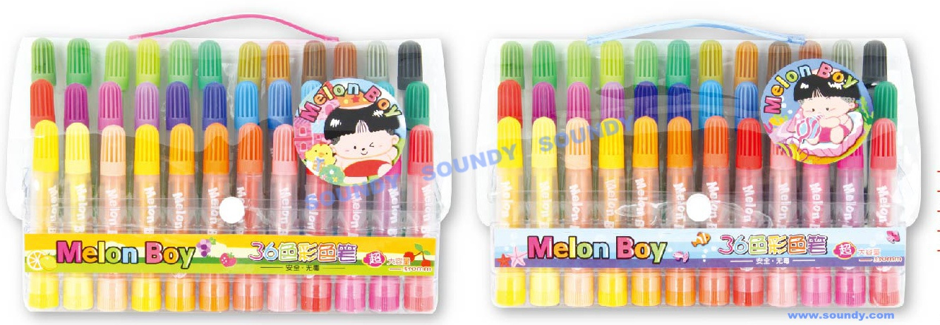 Melon Boy 36 Colors Simple Packing Color Marker (R076688-2, stationery)