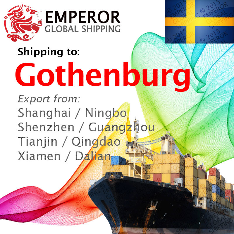 Sea Freight Shipping From China to Gothenburg, Sweden