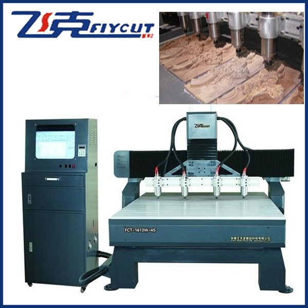 Machinery with Multi Spindle 4-Axis 2D CNC Engraving/ Carving Machine for Woodworking