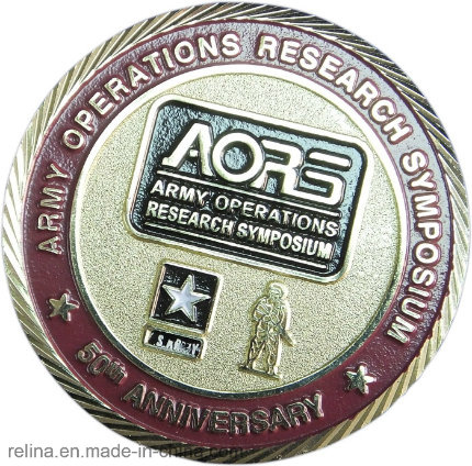 Customized Souvenir Challenge Coin with Diamond Edge