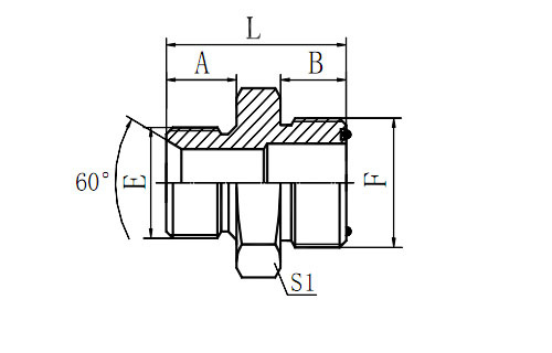 Hydraulic Fitting 1BF