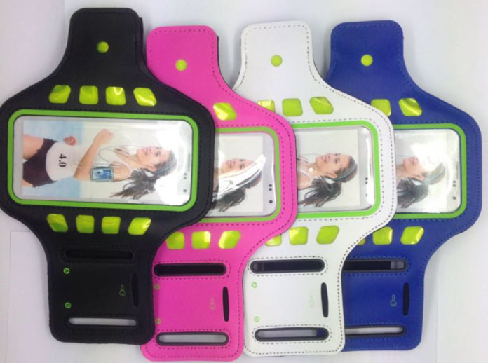 Universal Armband Case for Outdoor Sports LED Light Reflective