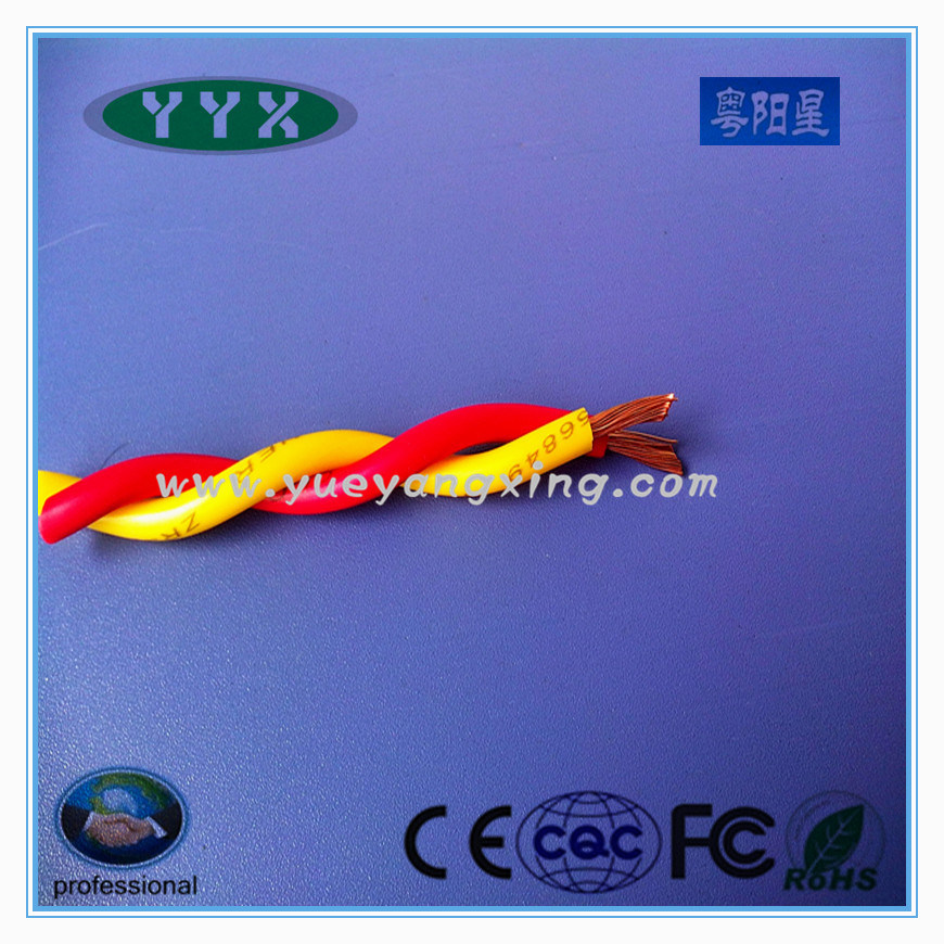 Twisted Power Cable in Red and Yellow Power Cable
