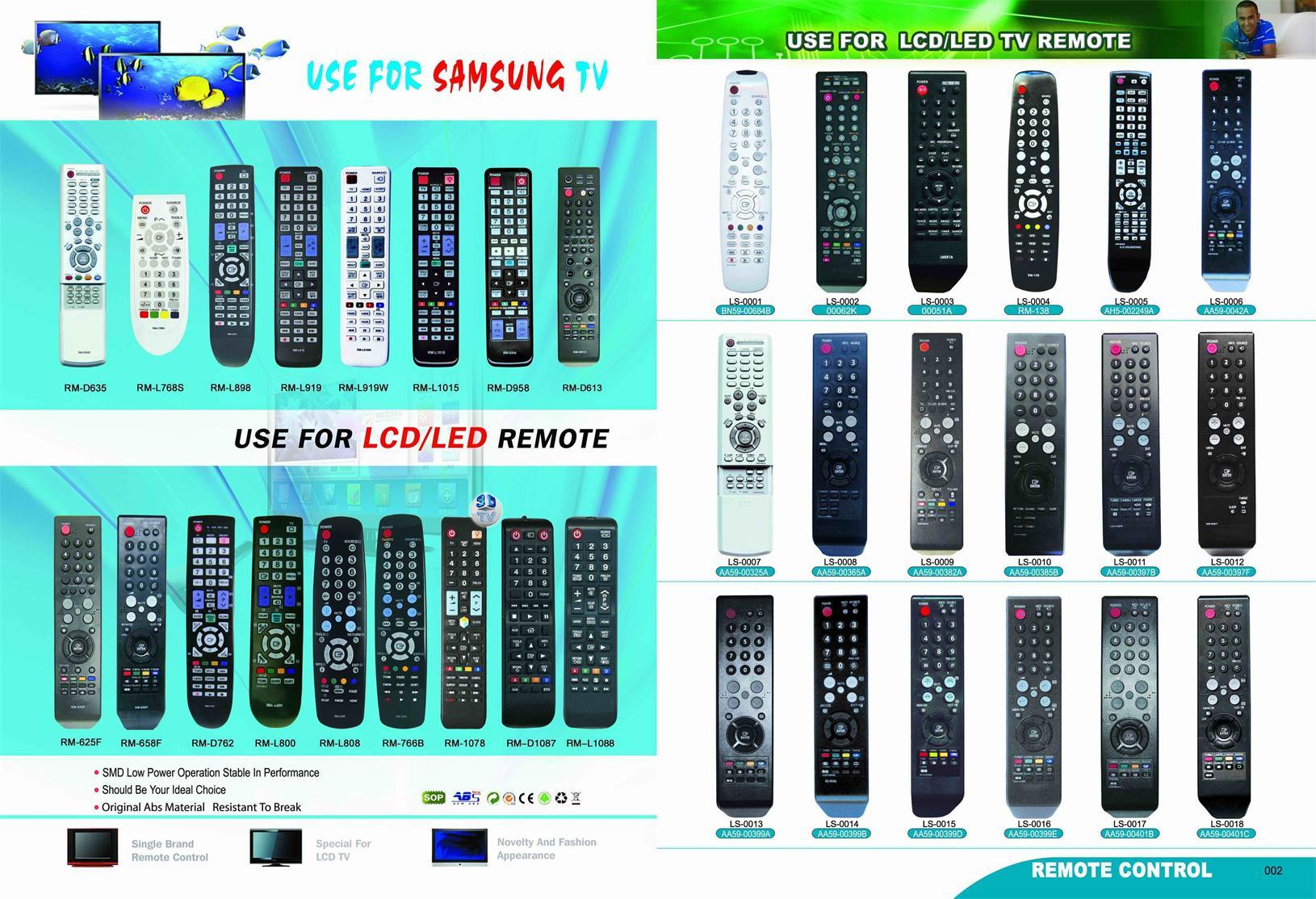 Universal Remote Control for A/C, TV, DVD