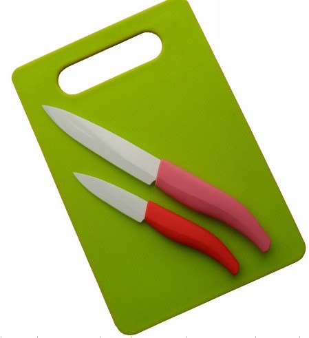 Kitchen Cutting Board with Ceramic Knife