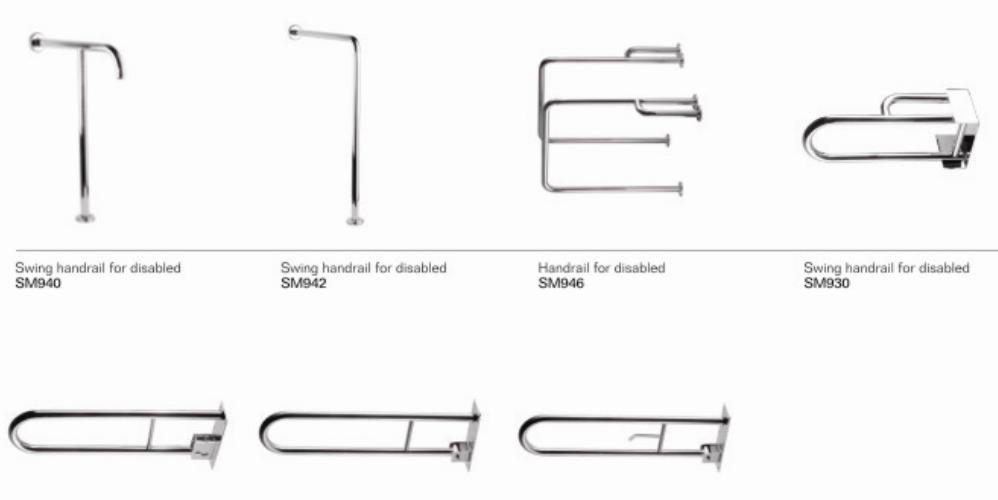 Bathroom Fittings-Handrail for Disabled