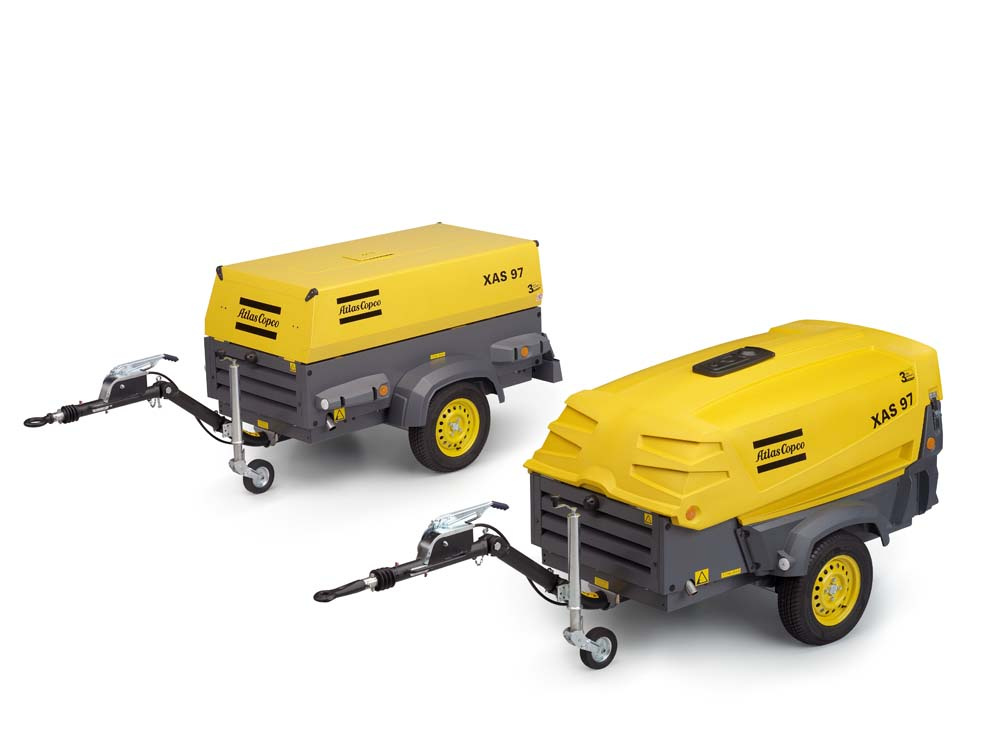 Atlas Copco Portable Screw Air Compressor Xats156dd