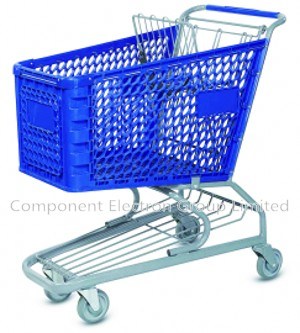 Supermarket Trolley Cart, Shopping Cart, Shopping Trolley, Plastic Trolley, (SY-P-150L) Trolley Cart
