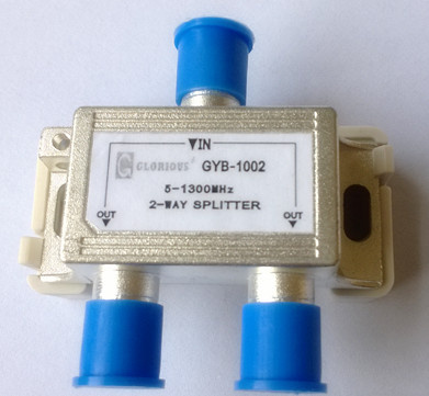 Plastic Base 2-Way CATV Splitter