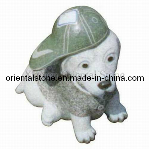 White Granite Stone Animal Sculpture