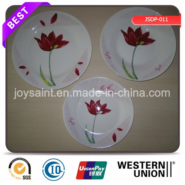 Split Decal Round Shape Tableware (JSDP-011)