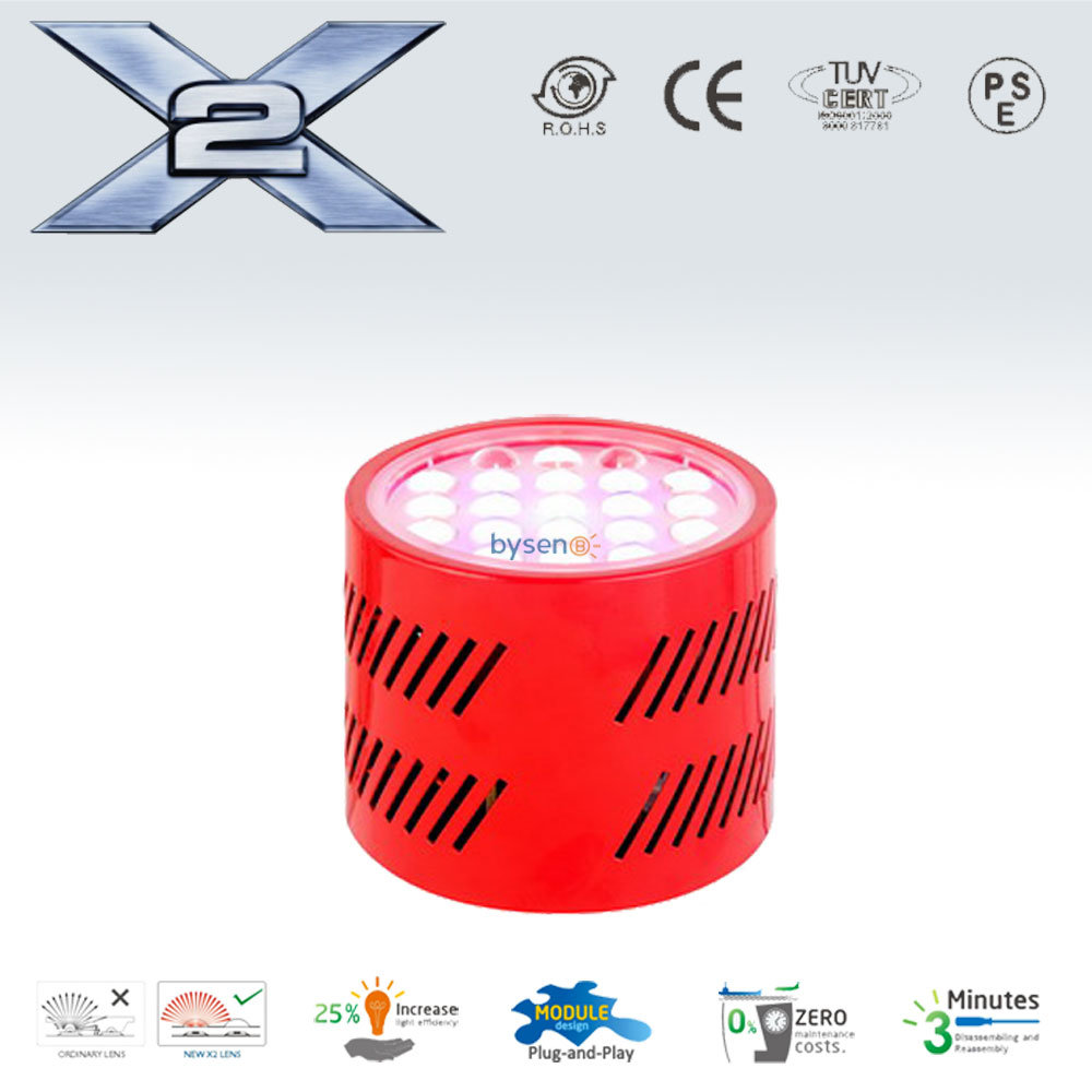 Very Cute Bysen Mini X2 35W LED Plant Grow Light Lamp with CE&RoHS