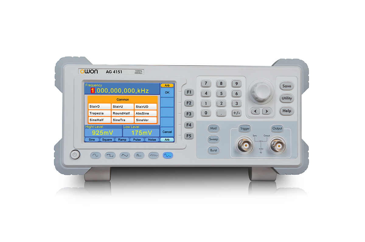 OWON 80MHz Single-Channel Arbitrary Signal Generator (AG4081)