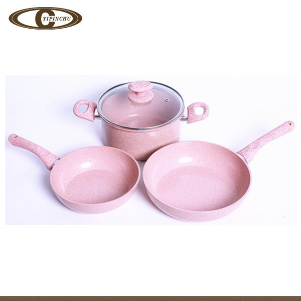 Colorful Marble Coating Cookware