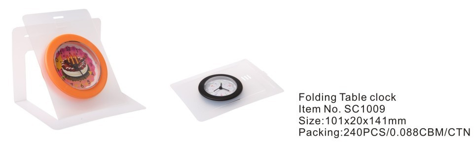 Folding Table Clock