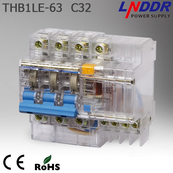 Residual Current Circuit Breaker/MCCB (THB1LE-63)