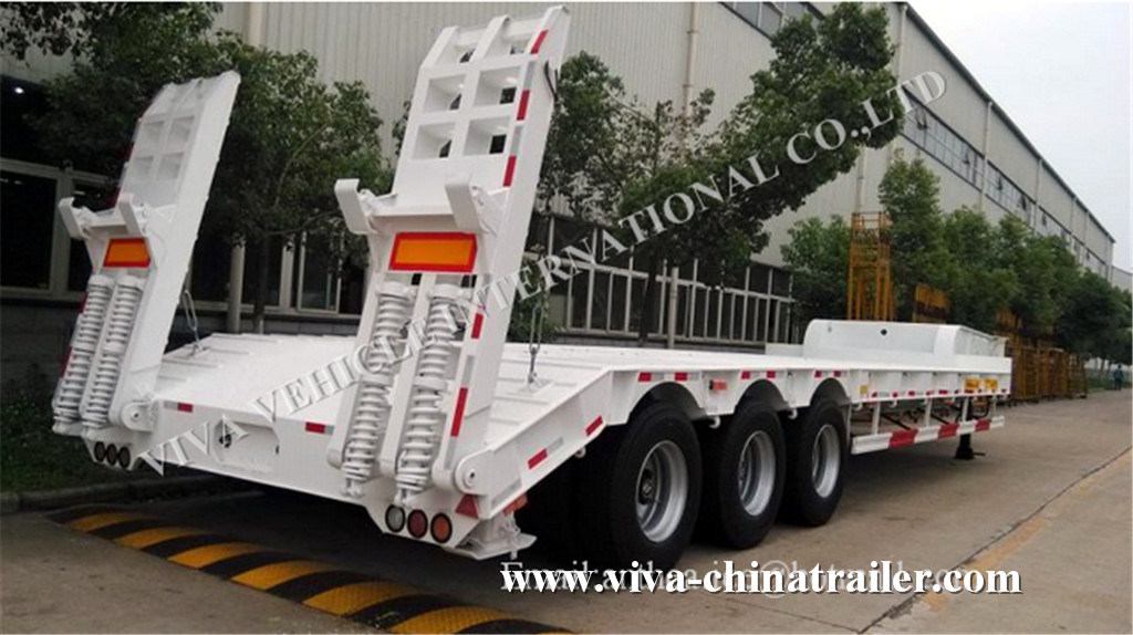 3 Axle Extendable Lowbed Trailer