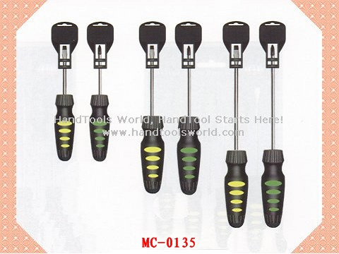 Screwdriver with Plastic Handle (MC-0135)