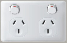 2 Gang Switch+2 Socket