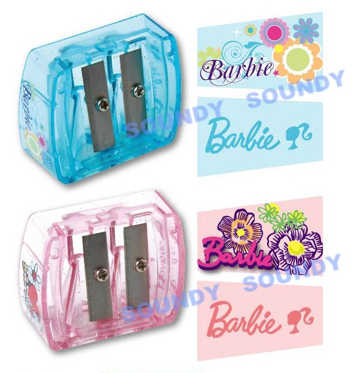 Barbie 2 Holes Simple Sharpener (A028154/ A028360, stationery)