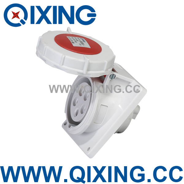 16A 3pin Panel Mounted Single Phase Industrial Socket of Sea Machine