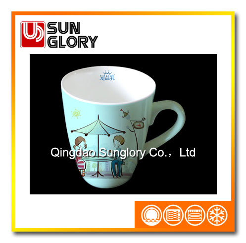 Promotional Glazed Porcelain Mug Syb058