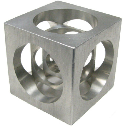 Metal Cube CNC Milling Part