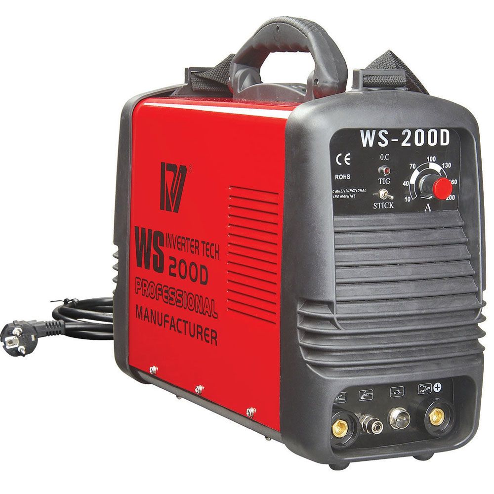 Ws (MMA+TIG) 110/220V DC Multifunctional Inverter Welding Machine (WS-200D)