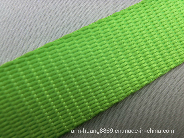 25mm Green Plain Polyester Webbing