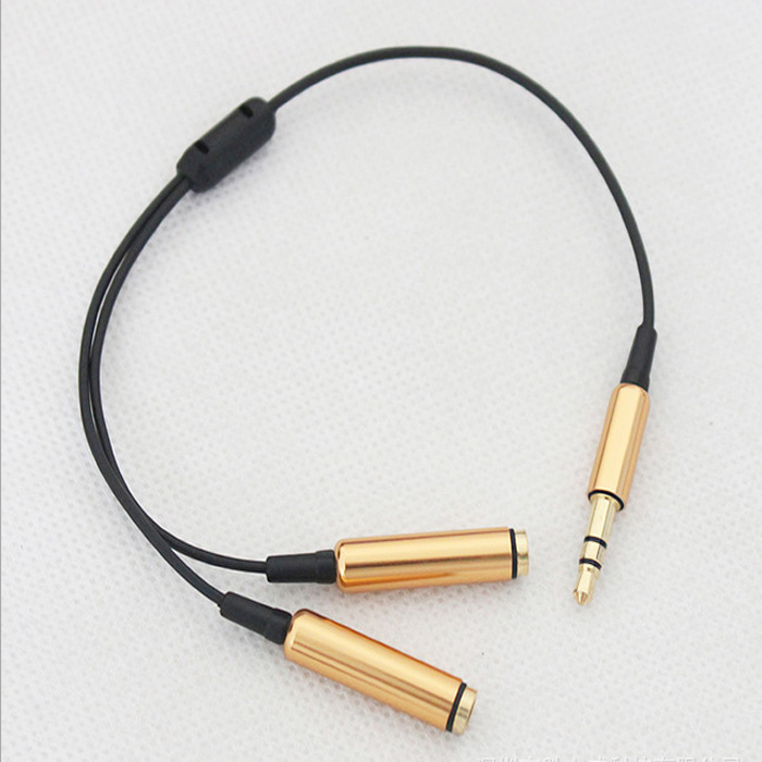3.5mm Stereo Audio Splitter Cable for iPod MP3 MP4