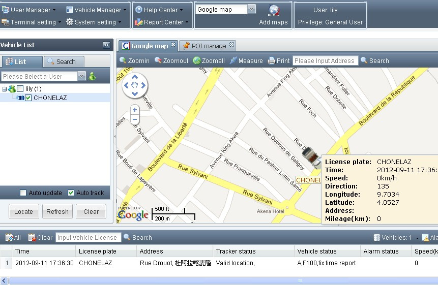 Fleet Management System GPS Tracking Platform