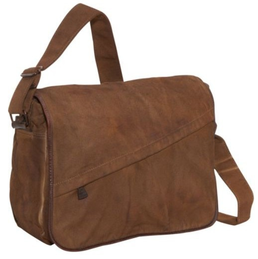 Leisure Mens' Canvas Single Shoulder Computer and Laptop Bag (MS6046)