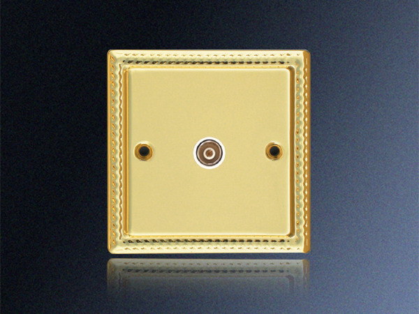 Isolated Coaxial Socket, Single Outlet