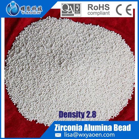 Zr O2 10% Zirconia Alumina Composite Beads Grinding Media for Calcium Carbonate