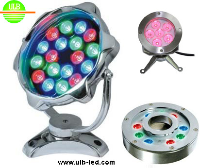 18W RGB LED Pool Light (CE, RoHS, UL etc)