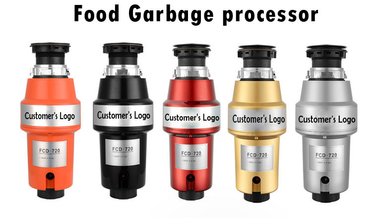 Food Waste Kitchen Garbage Shells Sink Processor (FCD-720 5 colors)