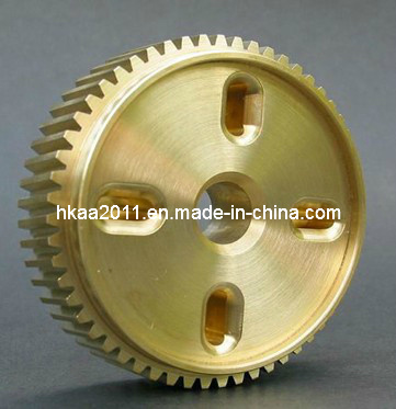 Customized CNC Cylindrical Small Brass Spur Gears for Machine