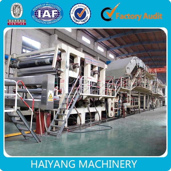 3600mm Twin Wire Top Liner Paper Production Line with 200t/D
