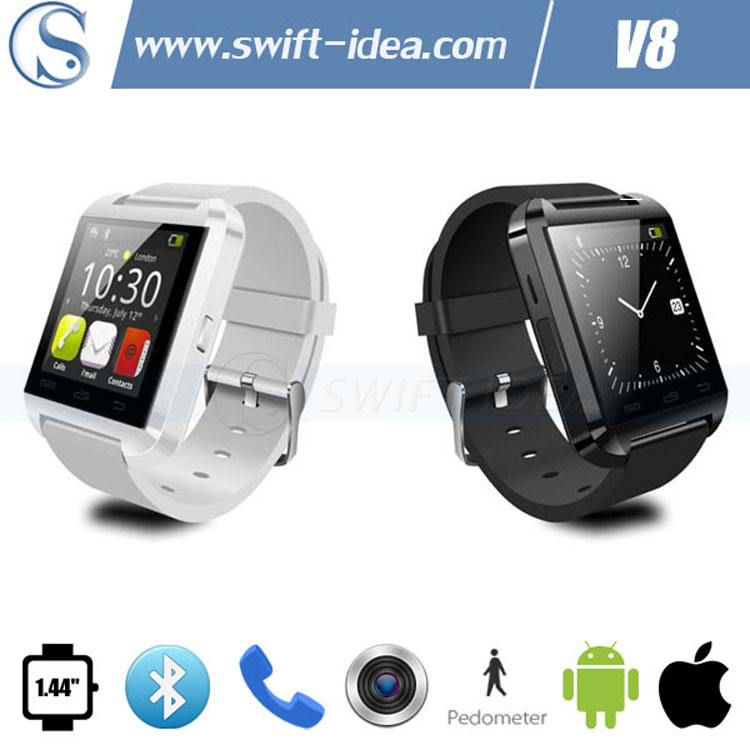 Prefect Compatible Android OS Call Reminder Vibrating Watch (V8)