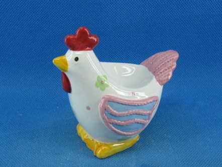 Ceramic Chick Single Egg Stand for Easter Gifts, Single Egg Holder