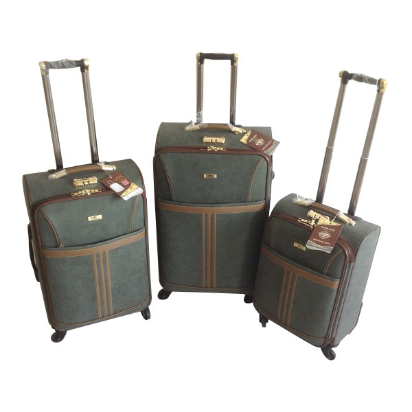 PU Leather Bags Trolley Case Luggage Jb-D009