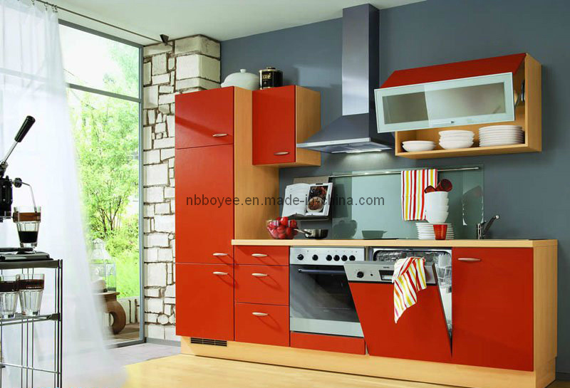 Competitive Melamine Faced E1 or E0 Particleboard/MDF Kitchen Cabient (BEM03-13)