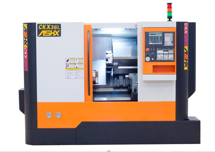 Tck45L Linear Guideway CNC Slant Bed Lathe Machine Tool